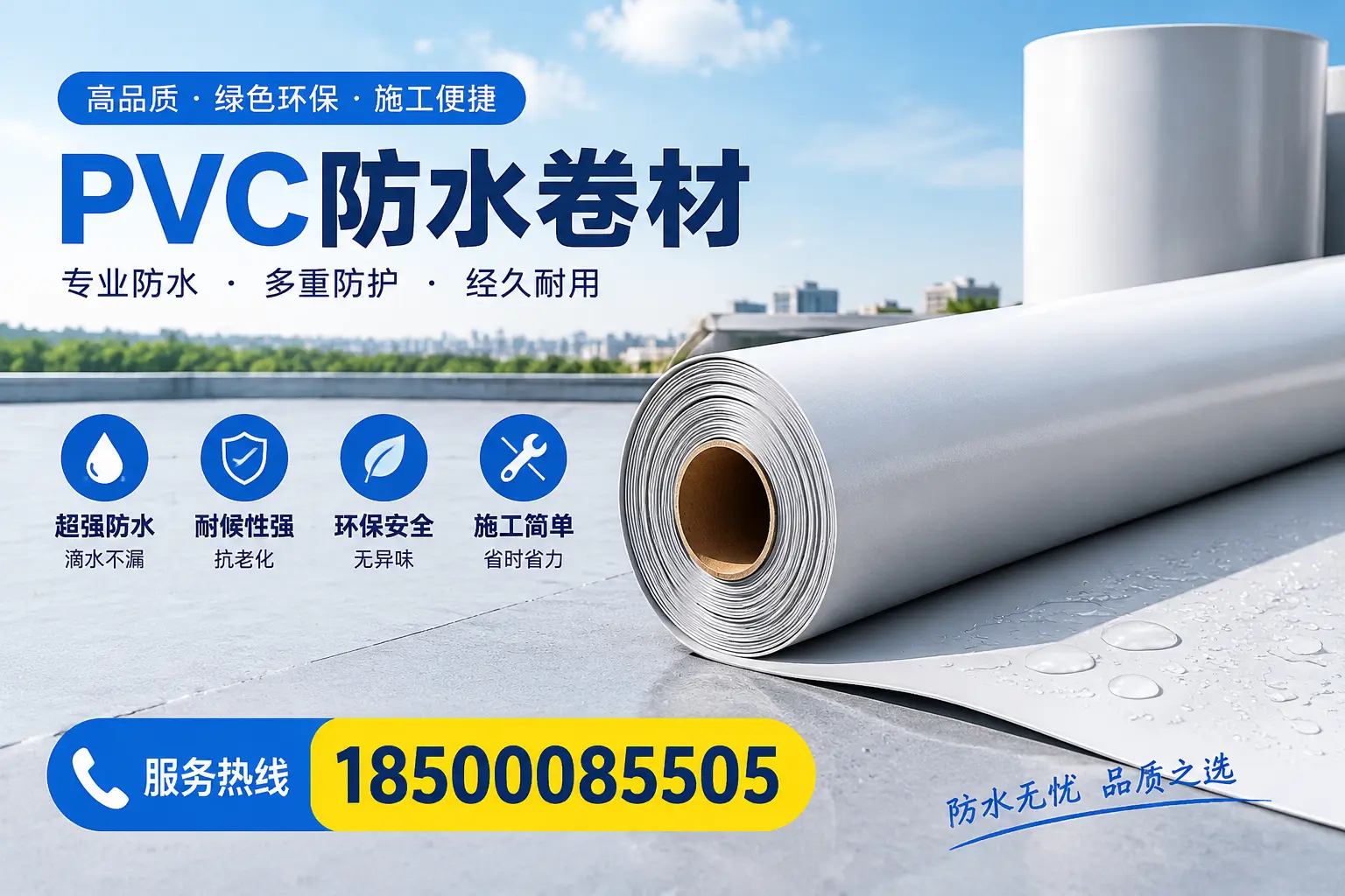 选用PVC防水卷材时需要避开的常见误区，特别是在黄冈
